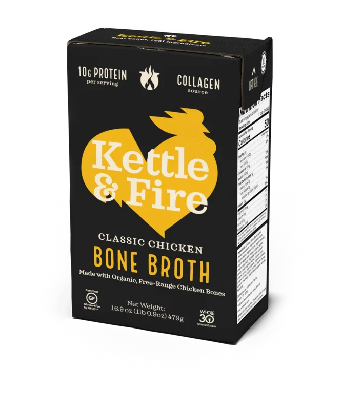 Kettle & Fire Chicken Bone Broth Ogc 16.2 Oz