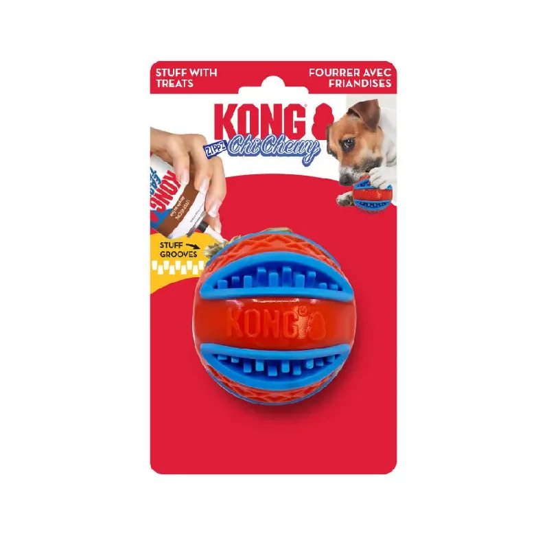 KONG ChiChewy Zippz Ball Dog Toy
