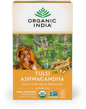 Organic India Tulsi Ashwagandha Og 18 Bg