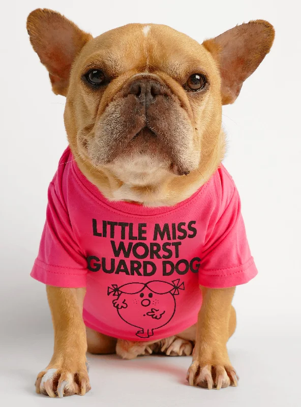 ### Dog accessoriesPet Halloween clothesLittle Miss Worst Guard Dog Tee